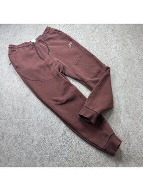 Nike Sportswear Tech Fleece Jogger Men M Red 28" CU4495 Zip Pocket Tapered